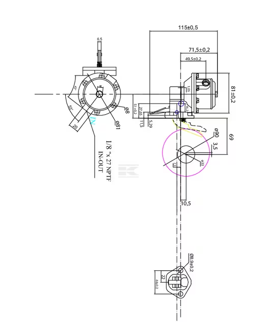 AC PUMPA TRAKTOR JOHN DEERE / RENAULT - Slika 3