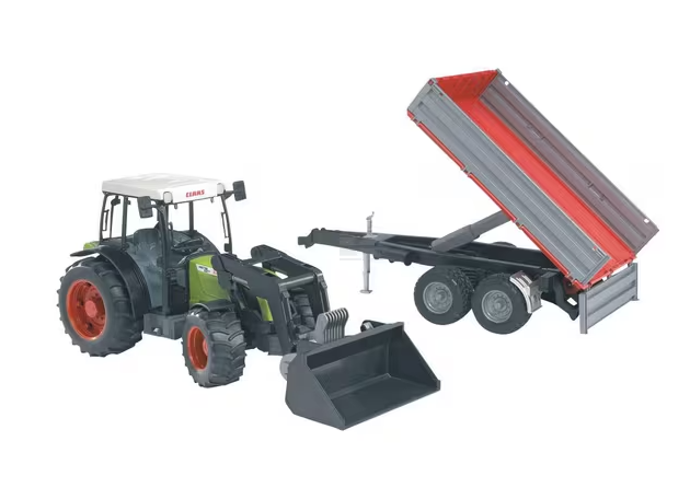TRAKTOR CLAAS NECTIS 267F + UTOVARIVAČ + PRIKOLICA - Slika 2