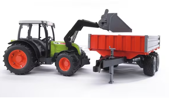 TRAKTOR CLAAS NECTIS 267F + UTOVARIVAČ + PRIKOLICA - Slika 3