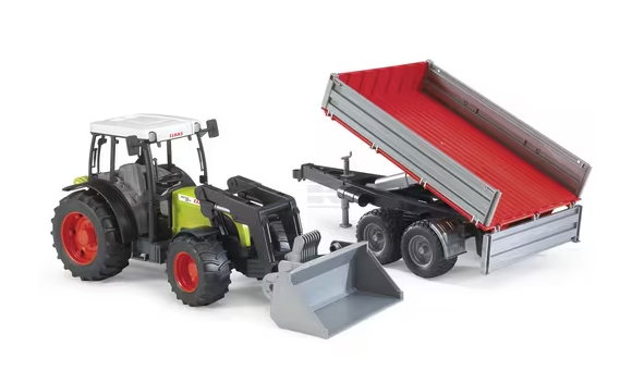 TRAKTOR CLAAS NECTIS 267F + UTOVARIVAČ + PRIKOLICA - Slika 4