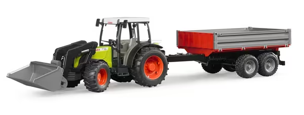 TRAKTOR CLAAS NECTIS 267F + UTOVARIVAČ + PRIKOLICA - Slika 5